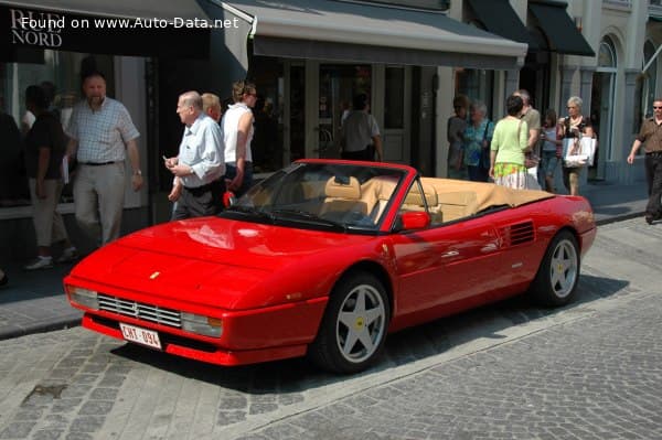 1989 Ferrari Mondial t Cabriolet 3.4 i V8 32V (300 Hp)