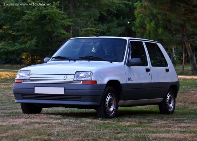 1986 Renault Super 5 (B/C40) 1.1 (B/C/S401) (49 Hp)